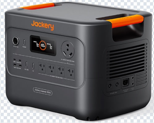 Jackery Explorer 3000 V2 Portable Power Station + 2*SolarSaga 200 (New)